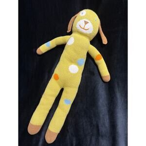 Blabla 22" LEMONADE Knit Green Puppy Dog Plush Toy Doll